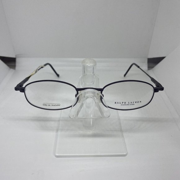 NWT Ralph Lauren RL630 0W6B Eyeglasses Stainless Steel Frame Purple 46-20-135